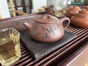艾瑩嘉宜興紫砂壺純手工家用辦公茶壺大容量茶具套裝大師李曉璐竹葉石瓢 單壺 200ml 曬單實拍圖