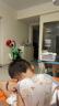 歐孕（OUYUN）兒童睡裙女夏季純棉薄款長袖家居服寶寶小孩睡衣新款裙子 可愛兔-短袖 120cm 曬單實(shí)拍圖