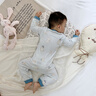 貝肽斯嬰兒連體衣春秋桑蠶絲寶寶爬服哈衣男童女童長袖嬰幼兒衣服 機器漫游 80cm 曬單實拍圖