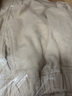 無(wú)印良品（MUJI）女式 燈芯絨直筒褲褲子女款長(cháng)褲休閑褲秋季女裝BEB90C4A 米白色 L (165/70A) 曬單實(shí)拍圖