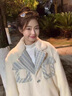 斐莉玥小香風(fēng)兩面穿羊羔毛棉衣外套女冬季高級(jí)感寬松小個(gè)子加厚毛絨棉服 藍(lán)色雙面穿(好質(zhì)量加絨加厚) XL 建議125-140斤左右 曬單實(shí)拍圖