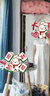 一城風(fēng)絮白瓷之夏夏款東方簡(jiǎn)奢風(fēng)提花單復(fù)古民國風(fēng)立領(lǐng)短袖一片式旗袍 米色提花緞小蓋袖旗袍 XS 曬單實(shí)拍圖