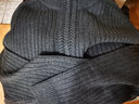 皮爾卡丹（pierre cardin）針織中年男士外套半高領(lǐng)加厚毛衣時(shí)尚春秋男裝上衣拉鏈 灰色 2XL 185/2XL 曬單實(shí)拍圖