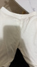 貝瑞加（Babyprints）女童打底褲女孩夏天褲子兒童安全褲5分莫代爾彈力 2條粉白110 曬單實(shí)拍圖