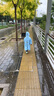 lemonkid兒童雨衣男女童寶寶外套學(xué)生大童全身防水雨服雨披 天空藍(lán) M  曬單實(shí)拍圖