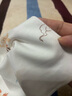 迪尼貝兒（DNBR）嬰兒口水巾純棉喂奶手帕新生兒寶寶用品超柔軟洗臉毛巾初生小方巾 蘋果熊+吉大利+中國龍（三條裝） 24cm*24cm 曬單實拍圖