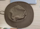 牧高笛（MOBIGARDEN）戶外遮陽帽漁夫帽男士夏季戶外登山大帽檐速干太陽帽釣魚防曬帽子 卡其色（防曬盆帽）NX20108003 L 曬單實拍圖