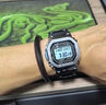 卡西歐（CASIO）小方塊金磚銀磚G-SHOCK運動GMW-B5000太陽能六局電波日韓表送禮物 GMW-B5000D-1PRN咨詢客服享折扣 曬單實拍圖