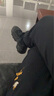 品立（PINLI）短袖t恤男夏季男裝上衣純色百搭修身打底衫男士休閑體恤 黑色 M 170 曬單實(shí)拍圖