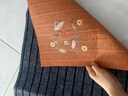 寶麗彩入戶門防滑地墊輕奢高級七條紋刺繡地毯室內家用腳墊室外門外門墊 出入平安紅【新研發(fā)9代TPE底】 50×80cm（超值2件裝 同款） 曬單實拍圖