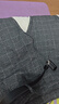 皮爾卡丹（pierre cardin）2025秋冬新款休閑褲男土商務(wù)直筒修身長(zhǎng)褲秋冬款百搭格子休閑西褲 黑色 款 常規(guī) 31 二尺四 曬單實(shí)拍圖