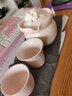 一品仟堂 旅行茶具套裝便攜式女士精致功夫茶具快客杯戶外陶瓷茶杯粉色壺 粉色茉莉花旅行茶具（粉色包） 曬單實(shí)拍圖