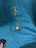 周大生小紅心吊墜S925銀項(xiàng)鏈女閃閃金光輕奢設(shè)計(jì)感生日禮物送女友 小紅心瑪瑙吊墜項(xiàng)鏈 曬單實(shí)拍圖