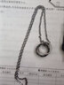 芯奢刻字黑色雙環(huán)項(xiàng)鏈男潮個(gè)性男士吊墜韓版簡(jiǎn)約男生毛衣鏈送男友禮物 曬單實(shí)拍圖