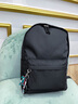 愛(ài)情海牛津布書(shū)包雙肩背包電腦包學(xué)生初中時(shí)尚休閑百搭輕便大容量旅行包 【黑色】出游運動(dòng)通勤簡(jiǎn)約高顏值 防潑水ins潮流實(shí)用小眾輕奢品牌 曬單實(shí)拍圖