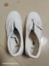 雙星八特帆布鞋懶人鞋男休閑鞋潮流防滑耐磨一腳蹬女透氣輕便鞋甲板鞋 白色 38 曬單實(shí)拍圖