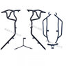 工馬24-25年款錢(qián)江鴻FORT150 City都市版QJ150T-23H護(hù)杠保險(xiǎn)杠防摔 黑色磨砂前杠+后杠 曬單實(shí)拍圖