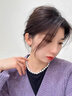 LnieerS999足銀耳圈莫比烏斯耳環(huán)女養(yǎng)耳洞耳扣高級(jí)感耳骨釘簡(jiǎn)約素圈耳飾 【1對(duì)】16mm莫比烏斯耳環(huán)999銀 曬單實(shí)拍圖