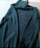 无印良品 MUJI 女式  罗纹高领毛衣 W9AA870 长袖针织衫 绿色 L 实拍图