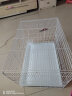 威毕兔笼兔子笼家用室内专用大号荷兰猪豚鼠松鼠刺猬小型狗笼方便清粪 白色特大号-8件套 实拍图