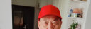 黛米安妮莎 帽子男韩版潮流棒球帽情侣款纯色春夏季遮阳帽女户外休闲鸭舌帽 红色 均码（可调节） 实拍图