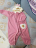 威爾貝魯（WELLBER）嬰幼兒衣服寶寶秋冬連體衣兒童哈衣爬服新生兒外穿包屁衣滿(mǎn)月百天 美美鴨 90cm 曬單實(shí)拍圖