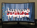 三星（SAMSUNG）27英寸 165Hz 2K 1000R 曲面 1ms HDR10 FreeSync 低蓝光 玄龙骑士 电竞 显示器 LS27CG552ECXXF 实拍图