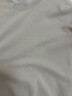 布先生明星同款春夏季含桑蠶絲短袖t恤男士男裝上衣針織純色 雅米杏 L (175) 曬單實(shí)拍圖