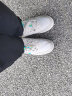 安踏（ANTA）奶盖鞋板鞋男鞋夏季透气低帮韩版潮厚底学生跑步休闲运动鞋子 8001Q-2纸莎白 42 实拍图