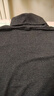 皮爾卡丹（pierre cardin）男純棉高領(lǐng)打底衫長(cháng)袖t恤半高領(lǐng)秋衣內衣緊身保暖上衣服秋冬 深灰色 高領(lǐng) 2XL (150斤左右穿) 曬單實(shí)拍圖
