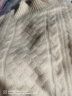 帕什【23秋冬新款】羊绒衫女半高领100%山羊绒7针加厚针织毛衣女PS-06 本白 M(90-105斤) 实拍图