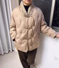 俞兆林媽媽裝冬裝保暖棉襖洋氣棉服高貴夫人小個(gè)子新中式外套中老年女裝 卡其色 （棉服） XL 【建議110斤內】 曬單實(shí)拍圖