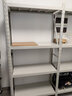 易存?zhèn)}儲貨架倉庫置物架四層輕型均承載150KG白色100*40*180四層主架 曬單實拍圖