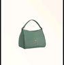 芙拉（FURLA）【禮物】PRIMULA粒紋牛皮小號女士簡(jiǎn)約百搭單肩斜挎包手提包 孔雀石綠 曬單實(shí)拍圖