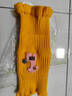 兒童圍巾寶寶毛線(xiàn)針織保暖圍脖兒童可愛(ài)秋冬季套頭防風(fēng)嬰兒脖套 黃色小鹿圍脖 曬單實(shí)拍圖