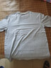 歐郎格 長(cháng)袖t恤男【純棉體恤三件裝】青年圓領(lǐng)純棉T恤男生大碼男裝秋衣 淺灰+卡其+白 6XL 建議205-230斤 曬單實(shí)拍圖