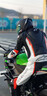 Alpinestars MISSILE V2 a星摩托車(chē)騎行連體皮衣牛皮賽道賽車(chē)服防摔騎行服 黑白紅熒光1231 50 曬單實(shí)拍圖