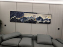 墨派（Mopai）現(xiàn)代輕奢客廳裝飾畫高檔大氣沙發(fā)背景墻掛畫臥室床頭暖居疊加壁畫 福星高照 240x65cm(適合3.5米沙發(fā))晶瓷 曬單實拍圖