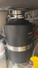 惠而浦（whirlpool）垃圾處理器 廚房垃圾粉碎機(jī)1200W無刷變頻電機(jī)自動進(jìn)水可接洗碗機(jī) WXA5601BE 鉑金黑 曬單實(shí)拍圖