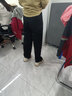 ESCURLTF黑色褲子女高級感垂感2025年新款夏季薄款休閑小個(gè)子窄版褲裝女褲 黑色【常規】 M 建議體重91-100斤 曬單實(shí)拍圖