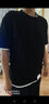 【肥仔240斤超大碼5XL】假兩件短袖男2021年夏季T恤男潮牌潮流胖子加肥加大碼寬松半截袖胖子 T3168黑色+T3168灰色 4XL190至205斤可穿 曬單實拍圖