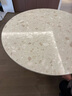 莫語中古風(fēng)圓餐桌白蠟?zāi)緦?shí)木餐桌小戶型復(fù)古水磨石餐桌納菲餐桌椅組合 納菲實(shí)木圓餐桌【1.1米】 曬單實(shí)拍圖