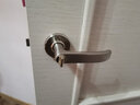 意利原子三桿式球形鎖改把手鎖門(mén)鎖室內不銹鋼衛生間廁所臥室房間浴室執手鎖上下孔 上下孔【鎖舌60mm】 曬單實(shí)拍圖