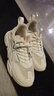 安踏男鞋運動(dòng)鞋子男春秋季皮面透氣休閑鞋防滑耐磨老爹鞋男款 象牙白-2 42.5 曬單實(shí)拍圖