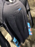 速比濤（Speedo）泳衣男游泳訓練防曬抗氯全覆蓋長(cháng)袖保暖泳衣上裝 深藍/藍色 S (高165-170cm,重61-65kg) 曬單實(shí)拍圖