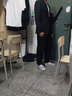 紳朗格西服套裝男學(xué)生修身商務(wù)西裝男職業(yè)正裝小西服新郎伴郎結婚禮服外 黑色兩扣【西服+西褲+襯衫】 L 【100-115斤】+禮品 曬單實(shí)拍圖