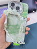 圣圖朗藝術(shù)貝殼紋暈染山茶花適用iphone15promax蘋(píng)果14手機殼新款13全包防摔11網(wǎng)紅女高級感12立體保護套 綠色暈染山茶花帶支架+手鏈 iPhone 14 Pro 曬單實(shí)拍圖