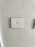 西門(mén)子（SIEMENS）86型墻壁開(kāi)關(guān)插座面板 啞光磨砂 睿宸系列象牙白色 電腦插座 曬單實(shí)拍圖