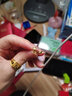 賽菲爾黃金戒指男仿鉆石超閃大氣活口足金男戒送爸爸禮物 約6.92克 曬單實(shí)拍圖