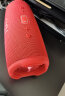 JBL CHARGE5 音乐冲击波五代 便携式蓝牙音箱+低音炮 户外防水防尘 桌面音响 增强版赛道扬声器  红色 实拍图